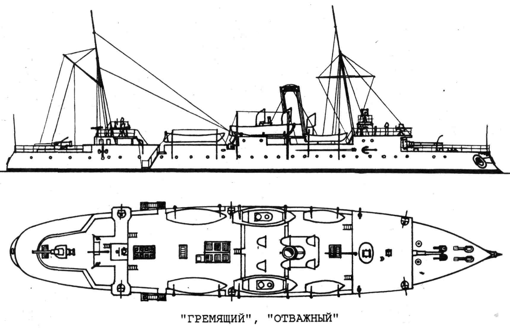 Чертежи канонерских лодок