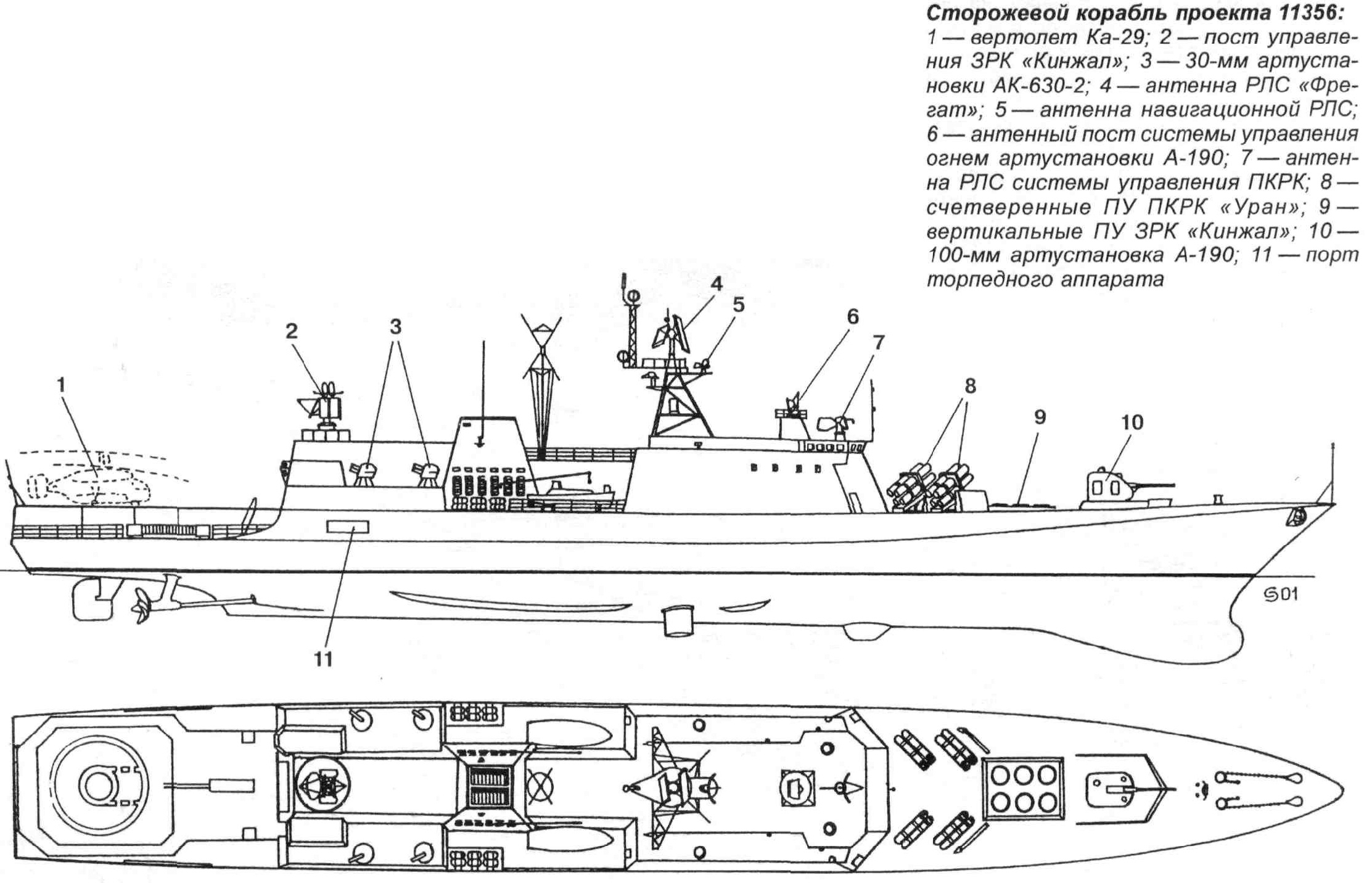 Проект 11356 модернизация